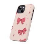 Chic Bow Phone Case, Stylish Phone Cover, Gift for Her, Trendy Tech Accessory, Cute Bow Design, Durable Phone Case