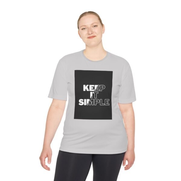 Unisex Moisture Wicking Tee - 'Keep It Simple' Workout Shirt