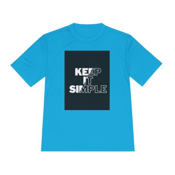 Unisex Moisture Wicking Tee - 'Keep It Simple' Workout Shirt