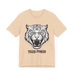 Tiger Power Unisex Jersey Tee - Bold Graphic T-Shirt for Animal Lovers