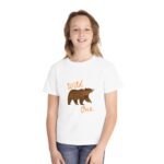 Wild One Youth Tee - Cute Bear Graphic T-Shirt for Kids