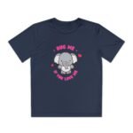 Youth Elephant Graphic Tee - "Hug Me If You Love Me"
