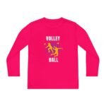 Youth Long Sleeve Volleyball Tee - Perfect for Sports Enthusiasts