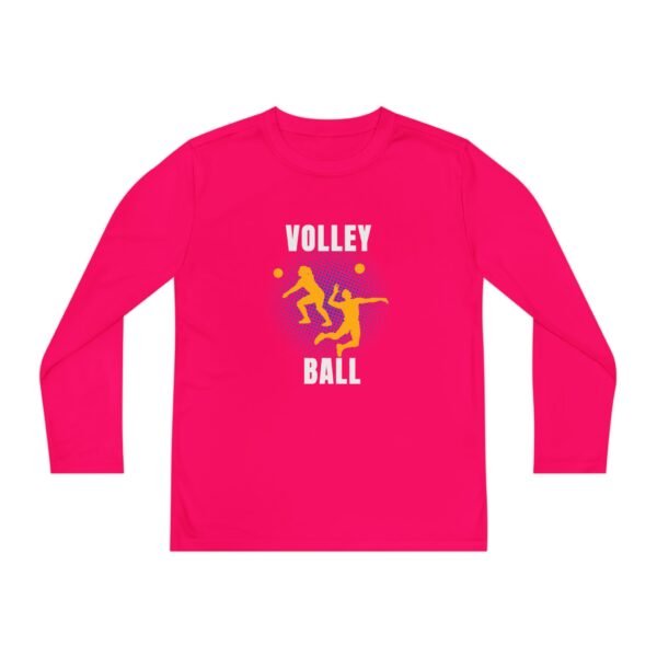 Youth Long Sleeve Volleyball Tee - Perfect for Sports Enthusiasts