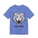 Tiger Power Unisex Jersey Tee - Bold Graphic T-Shirt for Animal Lovers
