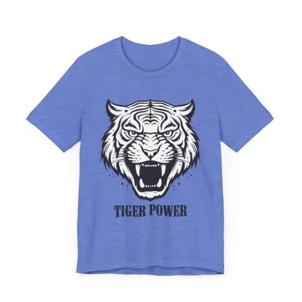 Tiger Power Unisex Jersey Tee - Bold Graphic T-Shirt for Animal Lovers
