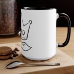 Dad Crown Accent Mug, Funny Coffee Cup for Father's Day, Gift for Dad, Unique Dad Mug, Dad Appreciation Gift