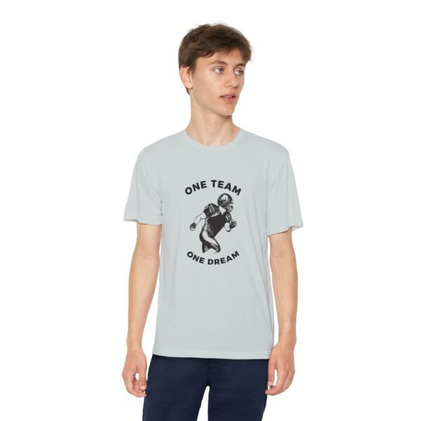 Youth Competitor Tee - One Team One Dream Football Shirt for Young Athletes