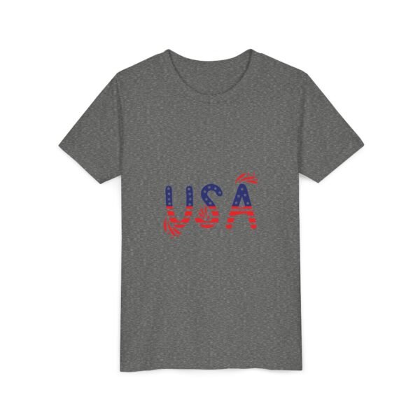 Patriotic Youth Short Sleeve Tee - USA Design for Fourth of July & Independence Day Celebrations