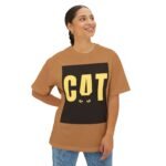 Cat-Themed Unisex Oversized Tee - Perfect for Cat Lovers