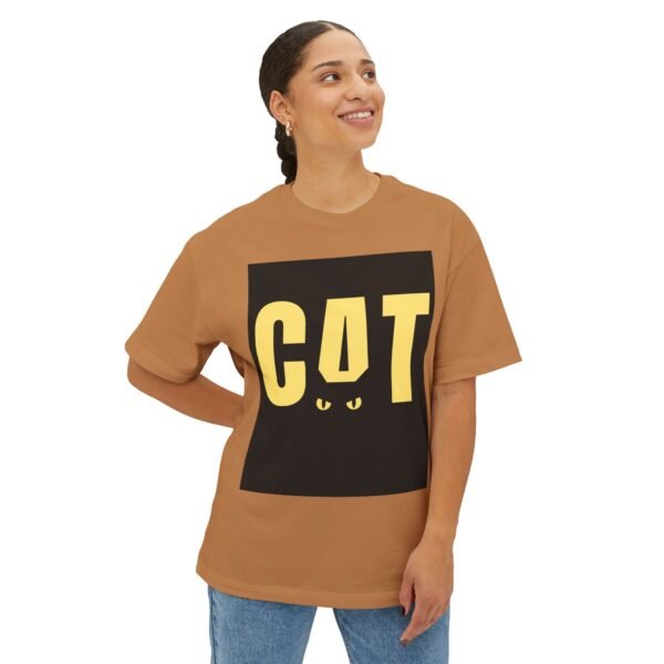 Cat-Themed Unisex Oversized Tee - Perfect for Cat Lovers