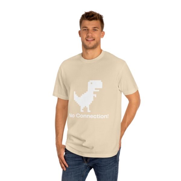 No Connection! Unisex Classic Tee - Fun Dinosaur Graphic Shirt