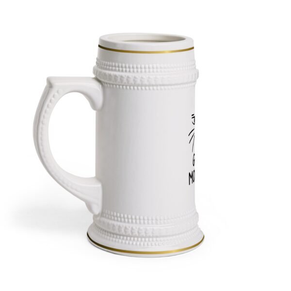 Good Morning Cat Stein Mug | Funny Cat Lover Gift, Unique Coffee Mug, Decorative Drinkware, Animal Themed Kitchenware, Gift for Him/Her