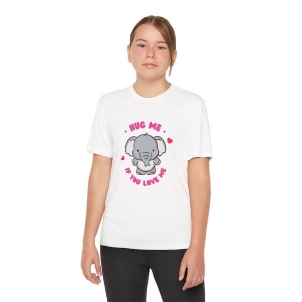 Youth Elephant Graphic Tee - "Hug Me If You Love Me"