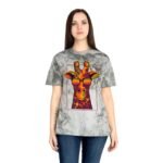 Colorful Giraffe Graphic T-Shirt - Unisex Casual Wear