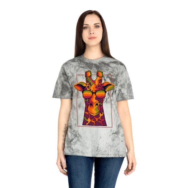 Colorful Giraffe Graphic T-Shirt - Unisex Casual Wear