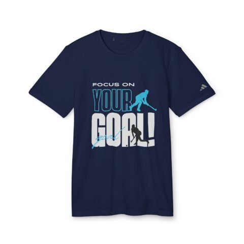 Motivational Adidas Unisex Sport T-Shirt - Focus on Your Goal