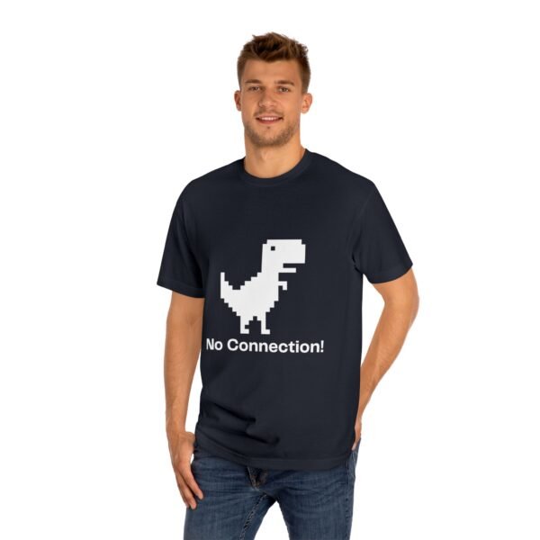 No Connection! Unisex Classic Tee - Fun Dinosaur Graphic Shirt