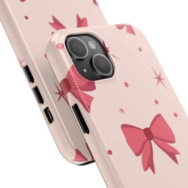 Chic Bow Phone Case, Stylish Phone Cover, Gift for Her, Trendy Tech Accessory, Cute Bow Design, Durable Phone Case