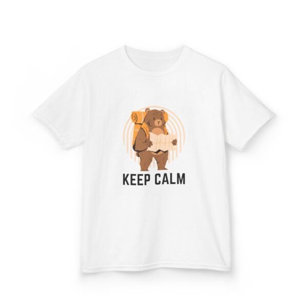 Kids Keep Calm Bear T-Shirt - Fun & Cozy Everyday Tee