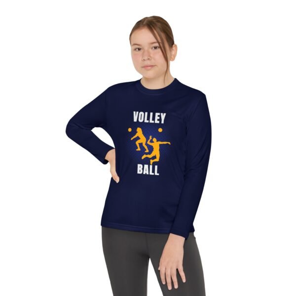 Youth Long Sleeve Volleyball Tee - Perfect for Sports Enthusiasts
