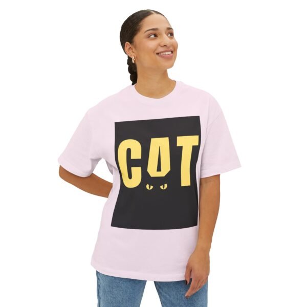 Cat-Themed Unisex Oversized Tee - Perfect for Cat Lovers