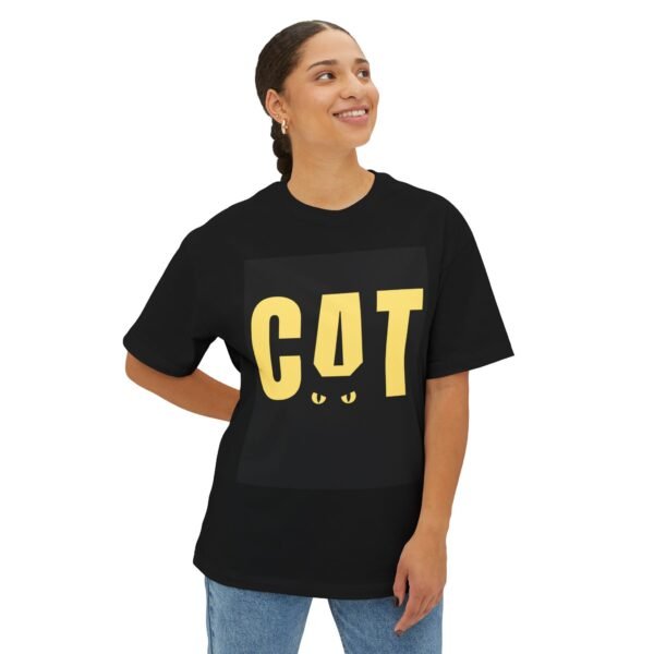 Cat-Themed Unisex Oversized Tee - Perfect for Cat Lovers