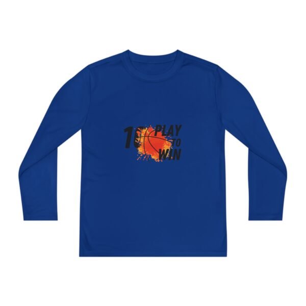 Youth Basketball Long Sleeve Tee - Play to Win