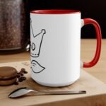 Dad Crown Accent Mug, Funny Coffee Cup for Father's Day, Gift for Dad, Unique Dad Mug, Dad Appreciation Gift