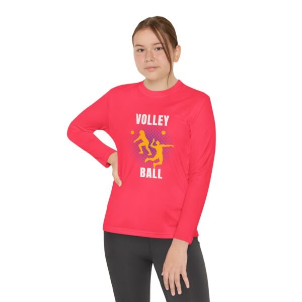 Youth Long Sleeve Volleyball Tee - Perfect for Sports Enthusiasts