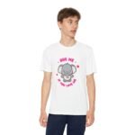 Youth Elephant Graphic Tee - "Hug Me If You Love Me"