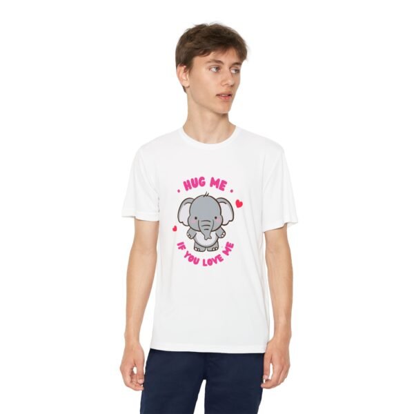 Youth Elephant Graphic Tee - "Hug Me If You Love Me"