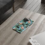 Tropical Flamingo Phone Case, Slim Case, Beach Vibes, Summer Accessory, Gift for Her, Travel Lover, Phone Accessories
