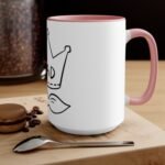 Dad Crown Accent Mug, Funny Coffee Cup for Father's Day, Gift for Dad, Unique Dad Mug, Dad Appreciation Gift