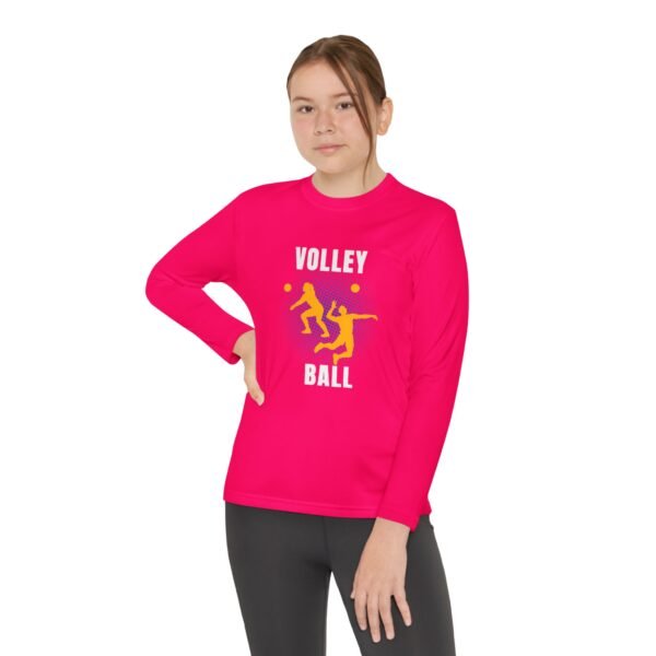 Youth Long Sleeve Volleyball Tee - Perfect for Sports Enthusiasts