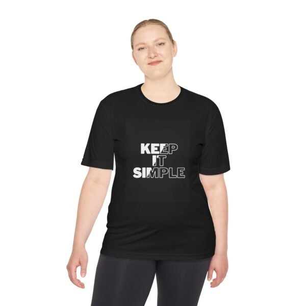 Unisex Moisture Wicking Tee - 'Keep It Simple' Workout Shirt