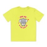 Youth Elephant Graphic Tee - "Hug Me If You Love Me"
