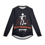 Skateboarder UV Protection Long Sleeve Shirt for Men