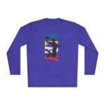 Unisex Lightweight Long Sleeve Tee – Basketball Dunk Design