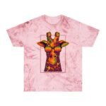 Colorful Giraffe Graphic T-Shirt - Unisex Casual Wear