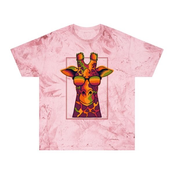 Colorful Giraffe Graphic T-Shirt - Unisex Casual Wear