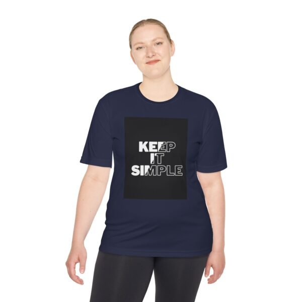 Unisex Moisture Wicking Tee - 'Keep It Simple' Workout Shirt