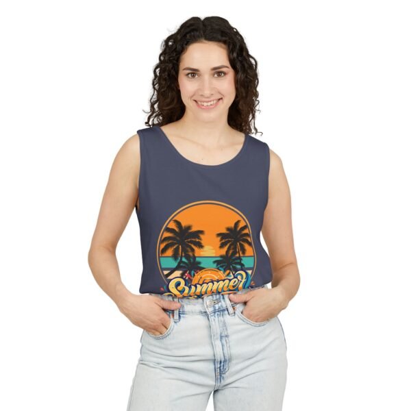Summer Vibes Unisex Tank Top - Beach-Ready Apparel for Vacation & Warm Days