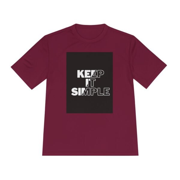 Unisex Moisture Wicking Tee - 'Keep It Simple' Workout Shirt