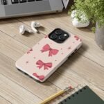 Chic Bow Phone Case, Stylish Phone Cover, Gift for Her, Trendy Tech Accessory, Cute Bow Design, Durable Phone Case