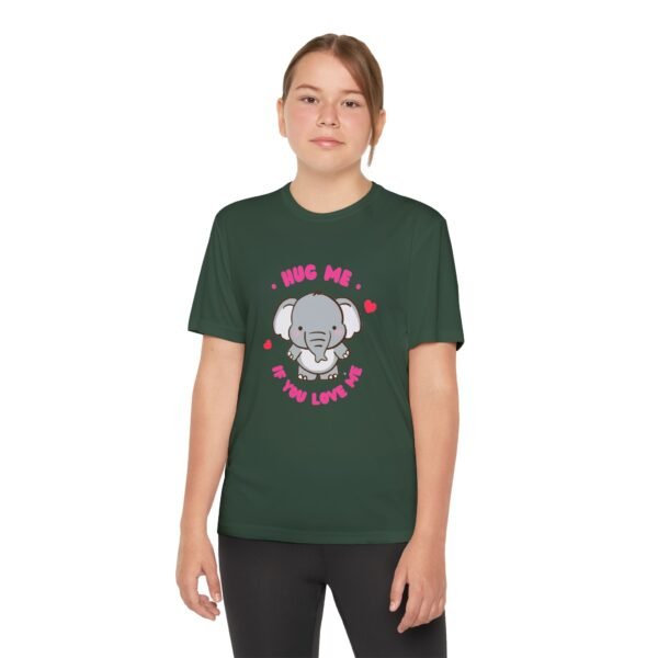 Youth Elephant Graphic Tee - "Hug Me If You Love Me"