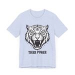 Tiger Power Unisex Jersey Tee - Bold Graphic T-Shirt for Animal Lovers