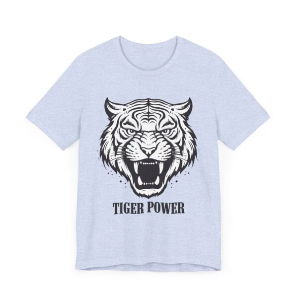 Tiger Power Unisex Jersey Tee - Bold Graphic T-Shirt for Animal Lovers