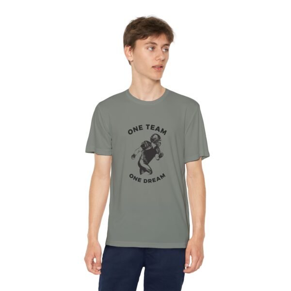 Youth Competitor Tee - One Team One Dream Football Shirt for Young Athletes