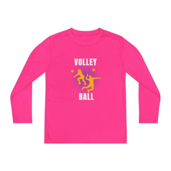 Youth Long Sleeve Volleyball Tee - Perfect for Sports Enthusiasts